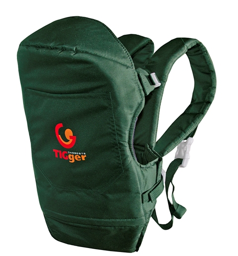 Рюкзак-переноска Blume TIGger с козырьком зеленый