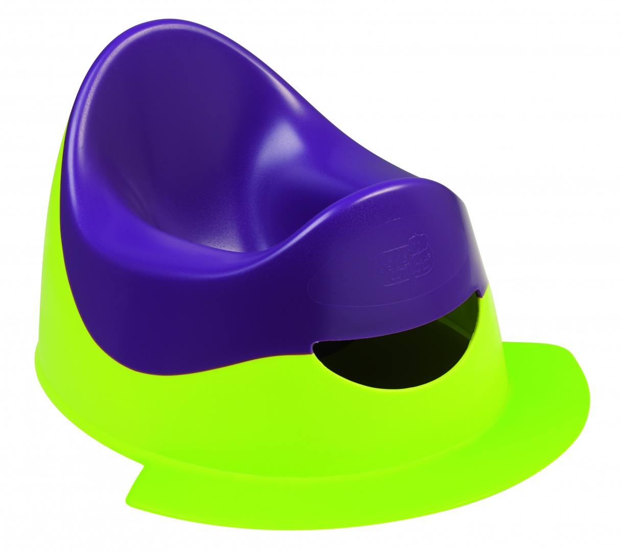 Горшок с подножкой Bebe Confort зеленый/фиолетовый