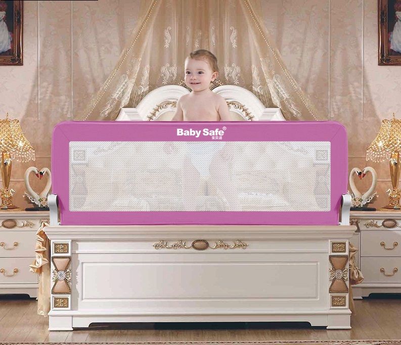 Барьер для детской кроватки BABYSAFE 150Х 42 см Бежевый